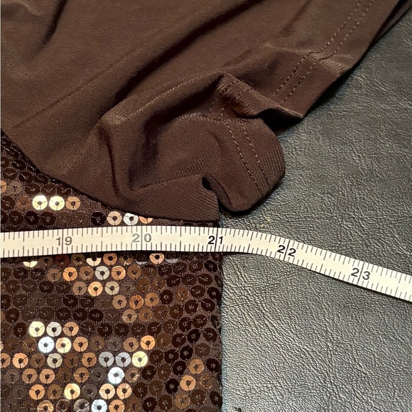 Ashley Stewart Black Sequin Short Sleeve T-Shirt size 14/16 - Picture 9 of 11